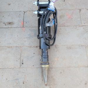 Mini Excavator Wood Splitting Screw.